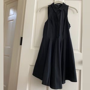 Express | Black Sleeveless Fit & Flare Dress • 2
